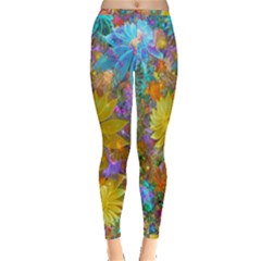 Apo Flower Power  Inside Out Leggings by WolfepawFractals