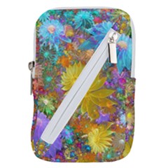Apo Flower Power  Belt Pouch Bag (large) by WolfepawFractals