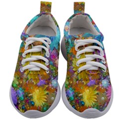 Apo Flower Power  Kids Athletic Shoes by WolfepawFractals