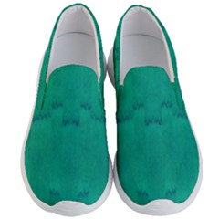 Love To One Color To Love Green Men s Lightweight Slip Ons by pepitasart