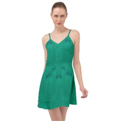 Love To One Color To Love Green Summer Time Chiffon Dress by pepitasart