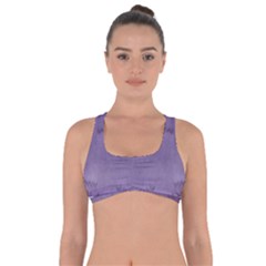 Love To One Color To Love Purple Got No Strings Sports Bra by pepitasart