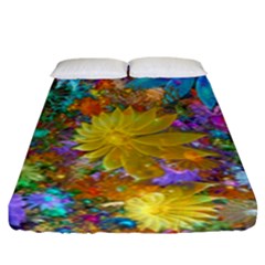 Apo Flower Power Fitted Sheet (king Size)