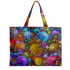 Apo Flower Power Zipper Mini Tote Bag