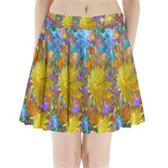 Apo Flower Power Pleated Mini Skirt