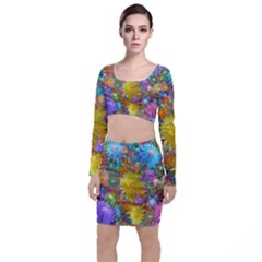 Apo Flower Power Top And Skirt Sets