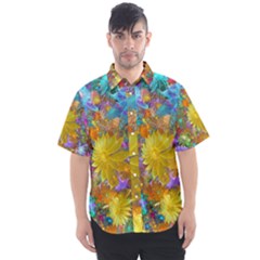 Apo Flower Power Men s Short Sleeve Shirt