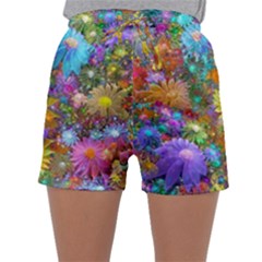 Apo Flower Power Sleepwear Shorts by WolfepawFractals