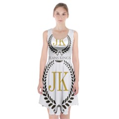 Jk Logo Square Racerback Midi Dress by Jeanskings