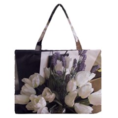 Tulips 1 1 Zipper Medium Tote Bag by bestdesignintheworld