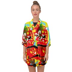 Hot 1 1 Half Sleeve Chiffon Kimono