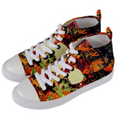 City 1 1 Women s Mid-top Canvas Sneakers by bestdesignintheworld