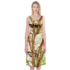 Hot Day In Dallas 14 Midi Sleeveless Dress