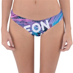 Neon Love Back Neon Love Front Reversible Hipster Bikini Bottoms