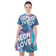 Neon Love Back Neon Love Front Sailor Dress by Lovemore