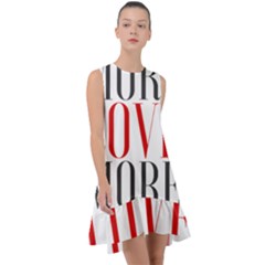 More Love More Frill Swing Dress by Lovemore