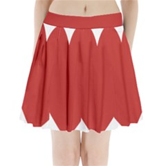 Heart Pleated Mini Skirt by Lovemore