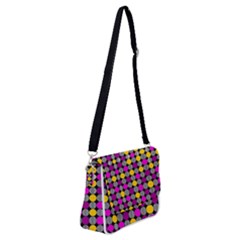 Polka Dots Two Times 4 Black Shoulder Bag With Back Zipper by impacteesstreetwearten