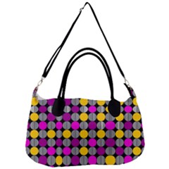 Polka Dots Two Times 4 Black Removal Strap Handbag by impacteesstreetwearten