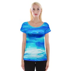 Sky 1 1 Cap Sleeve Top by bestdesignintheworld