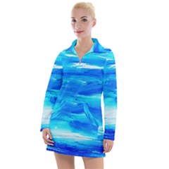 Sky 1 1 Women s Long Sleeve Casual Dress by bestdesignintheworld