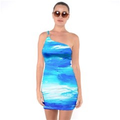 Sky 1 1 One Soulder Bodycon Dress by bestdesignintheworld