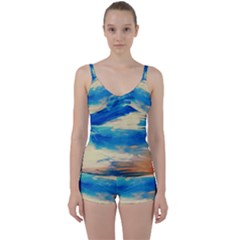 Skydiving 1 1 Tie Front Two Piece Tankini by bestdesignintheworld