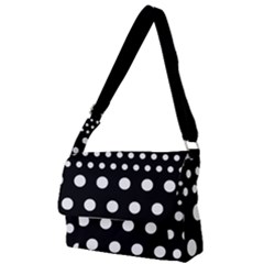 Polka Dots Two Times 11 Black Full Print Messenger Bag by impacteesstreetwearten