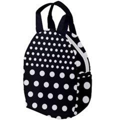 Polka Dots Two Times 11 Black Travel Backpacks by impacteesstreetwearten