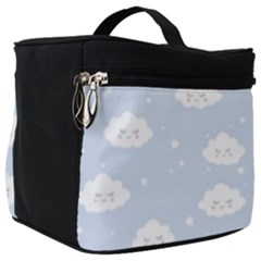 Kawaii Cloud Pattern Make Up Travel Bag (big) by Valentinaart