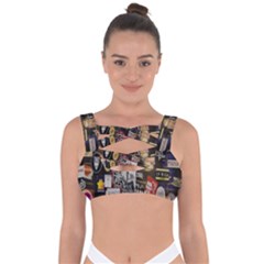 Stickers Bandaged Up Bikini Top by ArtworkByPatrick