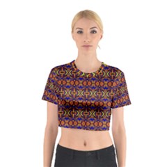 Abstract 33 Cotton Crop Top by ArtworkByPatrick