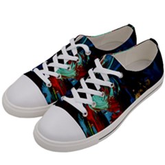 Night 1 2 Women s Low Top Canvas Sneakers by bestdesignintheworld