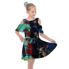 Night 1 2 Kids  Shoulder Cutout Chiffon Dress by bestdesignintheworld
