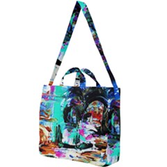 Gates 1 1 Square Shoulder Tote Bag by bestdesignintheworld