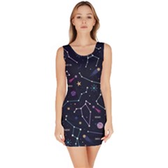 Space Wallpapers Bodycon Dress by Vaneshart