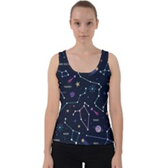 Space Wallpapers Velvet Tank Top by Vaneshart