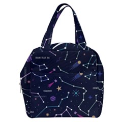 Space Wallpapers Boxy Hand Bag by Vaneshart