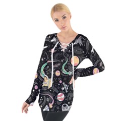 Animals Galaxy Space Tie Up Tee