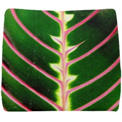 Exotic Green Leaf Seat Cushion by Vaneshart