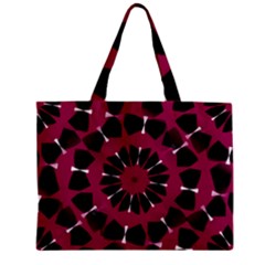 Pink And Black Seamless Pattern Zipper Mini Tote Bag