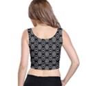 Black And White Pattern Crop Top View3
