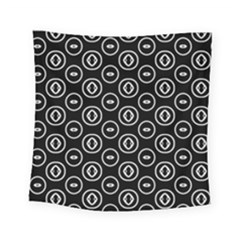 Black And White Pattern Square Tapestry (small) by Vaneshart