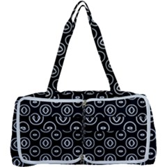 Black And White Pattern Multi Function Bag by Vaneshart