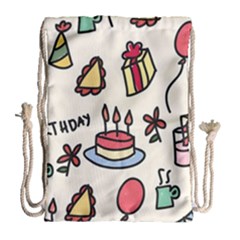 Kids Birthday Drawstring Bag (large)