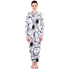 Dog Pattern Onepiece Jumpsuit (ladies)  by Vaneshart