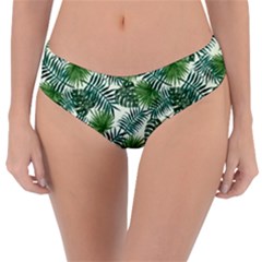 Leaves Tropical Wallpaper Foliage Reversible Classic Bikini Bottoms