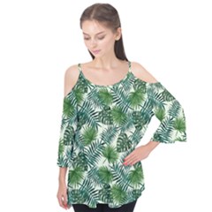 Leaves Tropical Wallpaper Foliage Flutter Tees