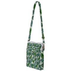 Leaves Tropical Wallpaper Foliage Multi Function Travel Bag