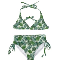Leaves Tropical Wallpaper Foliage Kids  Classic Bikini Set